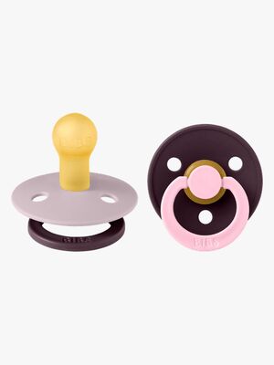 BIBS Studio Colour Fusion Smokk 2-Pakk Str 1, Dusky Lilac Plum mix