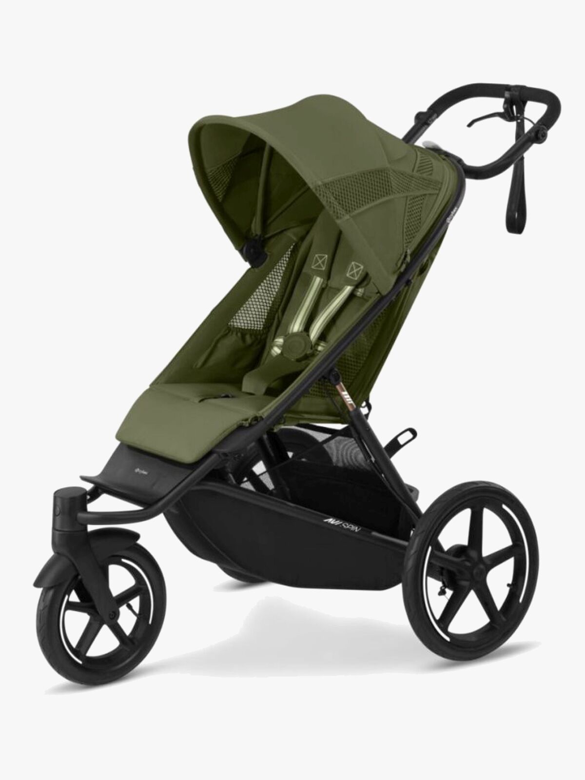 Cybex Avi Spin Løpevogn, Black/Moss Green