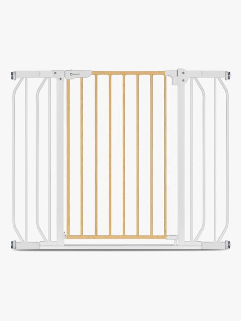 Lionelo Truus Slim Sikkerhetsgrind, White/Natural