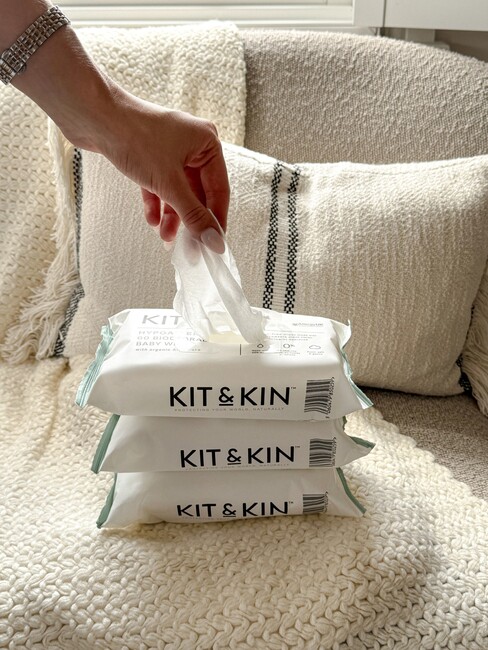 Kit & Kin Våtservietter 60-Pakk