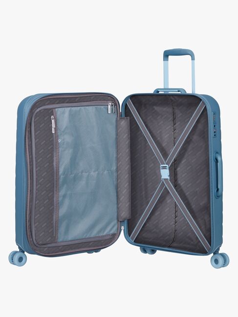American Tourister Neovibe Spinner Koffert 66-74L, Steel Blue