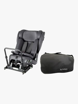 TinySeats Two inkl. Skulderveske, Midnight Grey