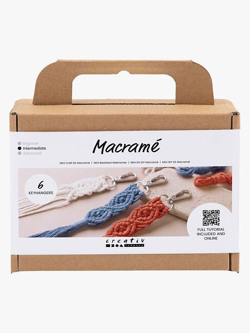 Creativ Company Hobbysett Makramé Nøkkelringer