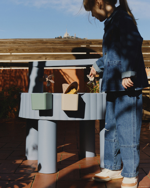 LIEWOOD Sepp Aktivitetsbord Vann & Sand, Blå