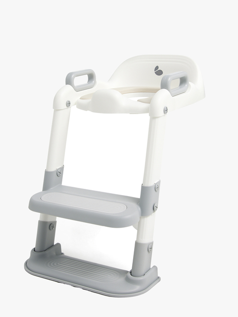 Beemoo CARE Assist Toalettsete med Stige, Grey/White