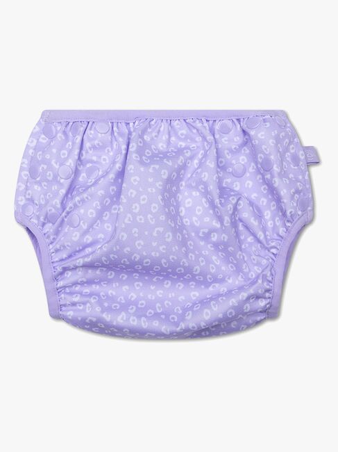 Swim Essentials Badebleie 0-3 År, Lilla Leopard
