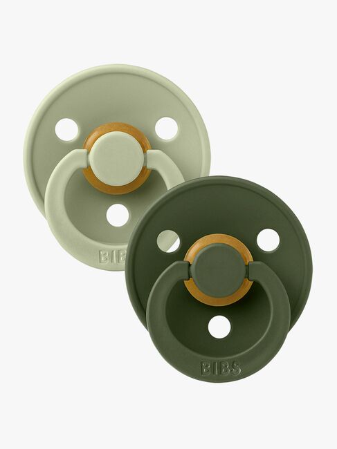 BIBS Smokk Colour 2-pack Lateks Størrelse 2, Sage/Hunter Green
