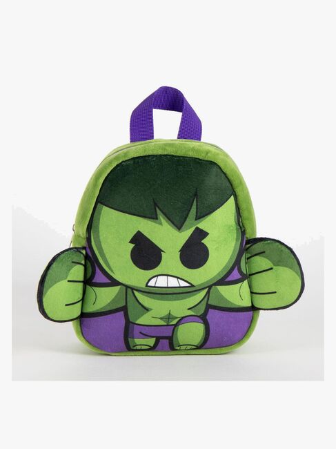 Marvel Avengers Plysj Ryggsekk, Grønn