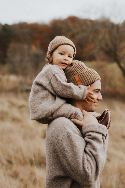 BabyMocs Strikket Lue, Greige