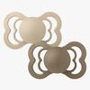 BIBS Supreme Smokk 2-pack Lateks Str 2, Vanilla/Dark Oak