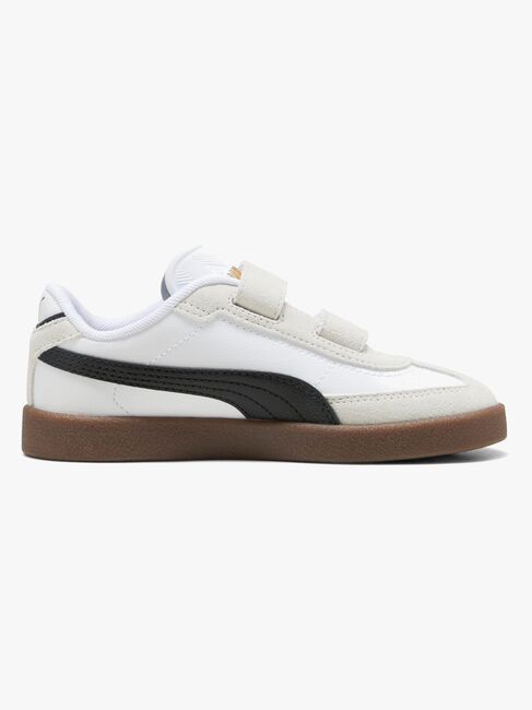 Puma Club II Era V PS Sneakers, White/Black