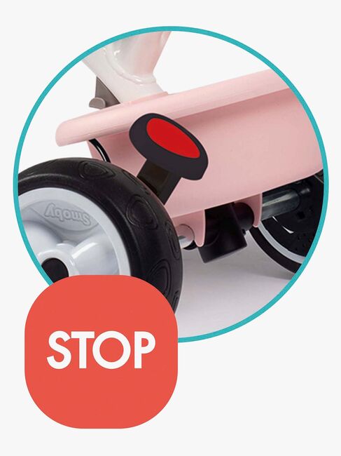 Smoby Trehjulssykkel Baby Balade Plus, Rosa