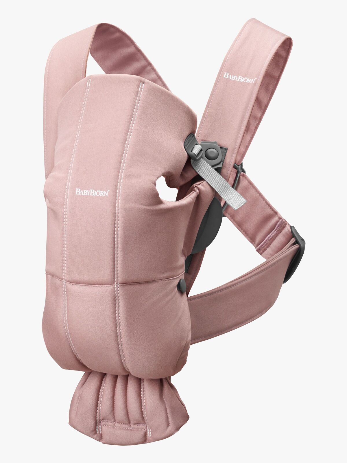 Babybjörn Mini Bæresele Vevd, Dusty Pink