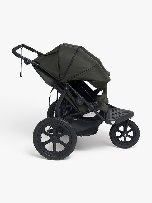 Beemoo Activity tvillingvogn for søsken, grønn