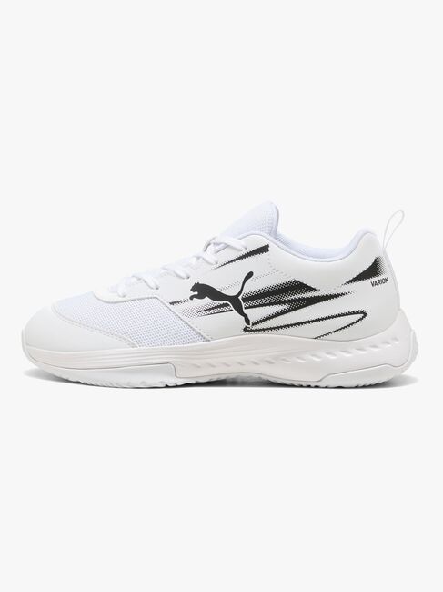 Puma Varion II Jr Treningssko, White/Black