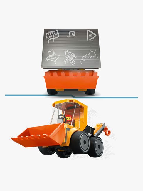 LEGO City 60483 Kjøretøy – hjullaster med kran