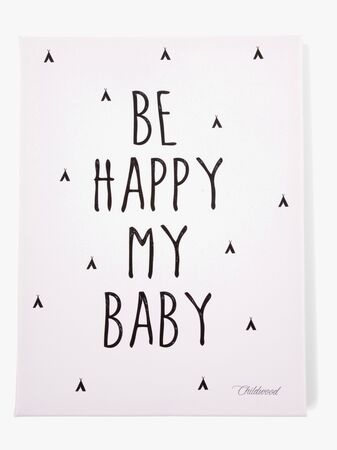 Childhome Plakat Be My Happy Baby 30x40