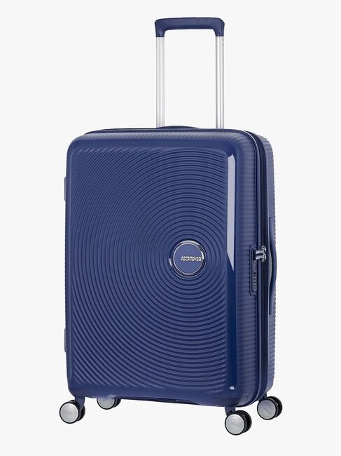American Tourister Soundbox Spinner Trillekoffert 71,5L, Midnight Navy