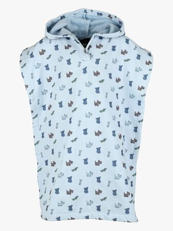 Lindberg Ljusvåg Poncho Håndkle, Blue/Light Blue