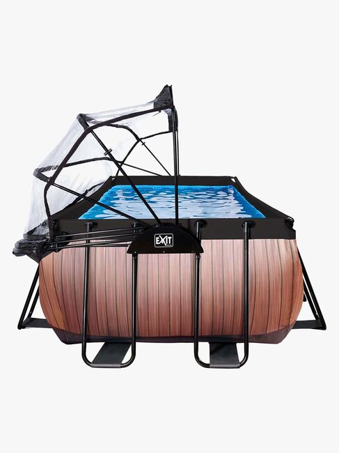 EXIT Bassengsett med Kuppel 540x250x100 cm, Tre