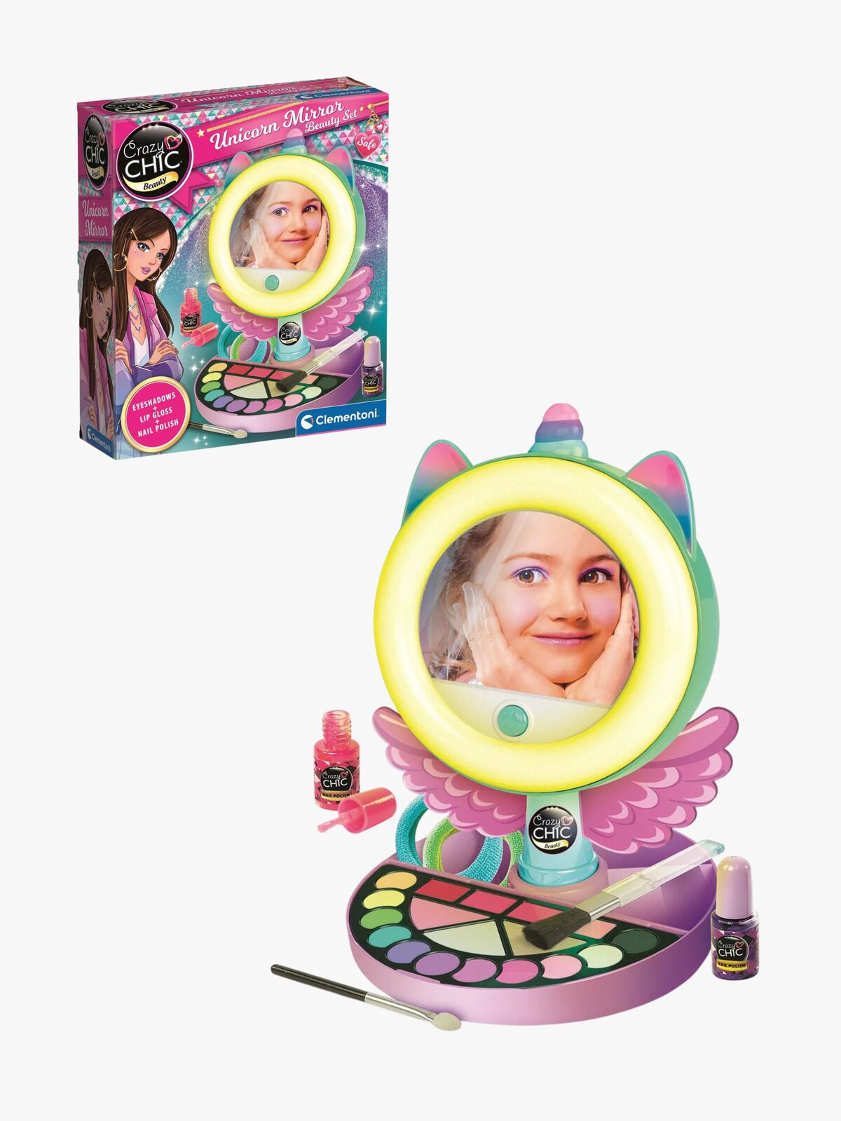 Clementoni Crazy Chic Sminkespeil Enhjørning