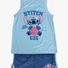 Disney Stitch Singlet & Shorts Sport Sett, Blå