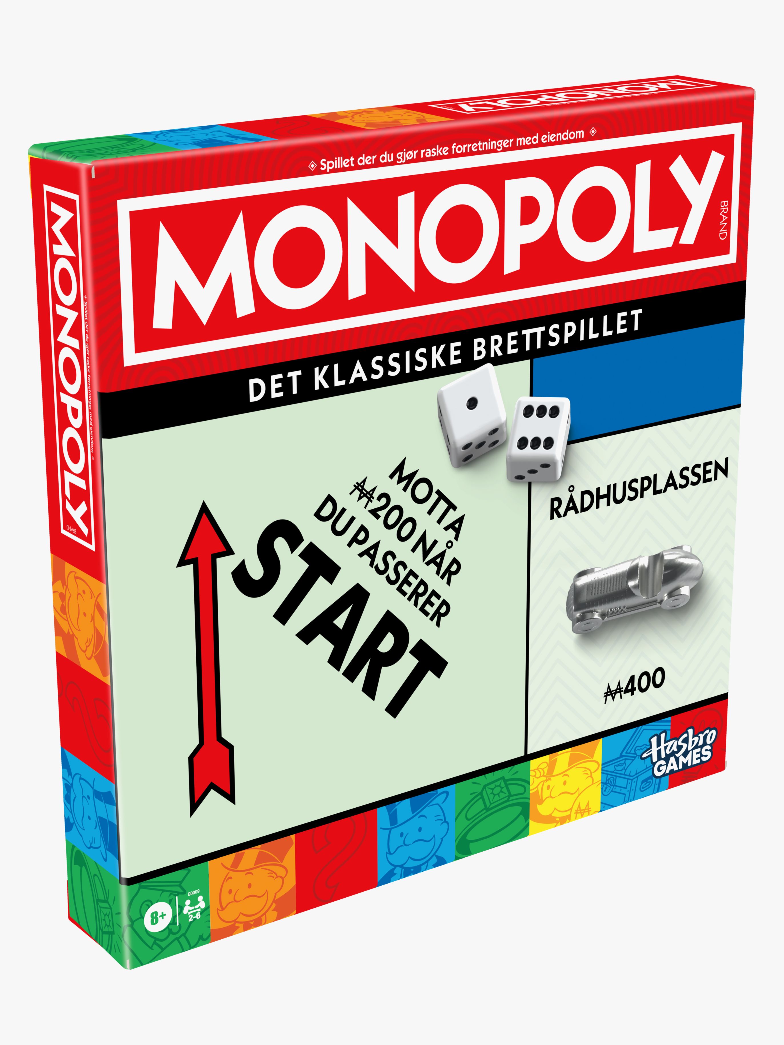 Monopoly Classic Refresh Familiespill - Selskapsspill