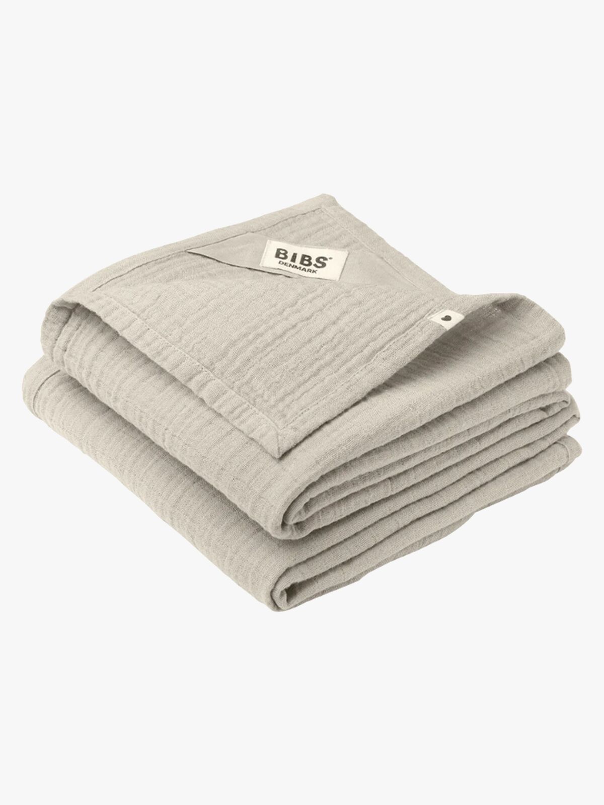 BIBS Sutteklut Musselin 2-pack, Sand
