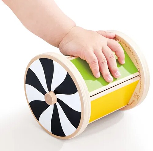 Hape Aktivitetsleke Snurrende Tromme med Speil