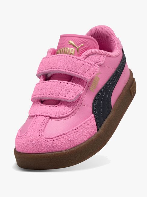 Puma Club II Era V Infant Sneakers, Posie Pink/Navy