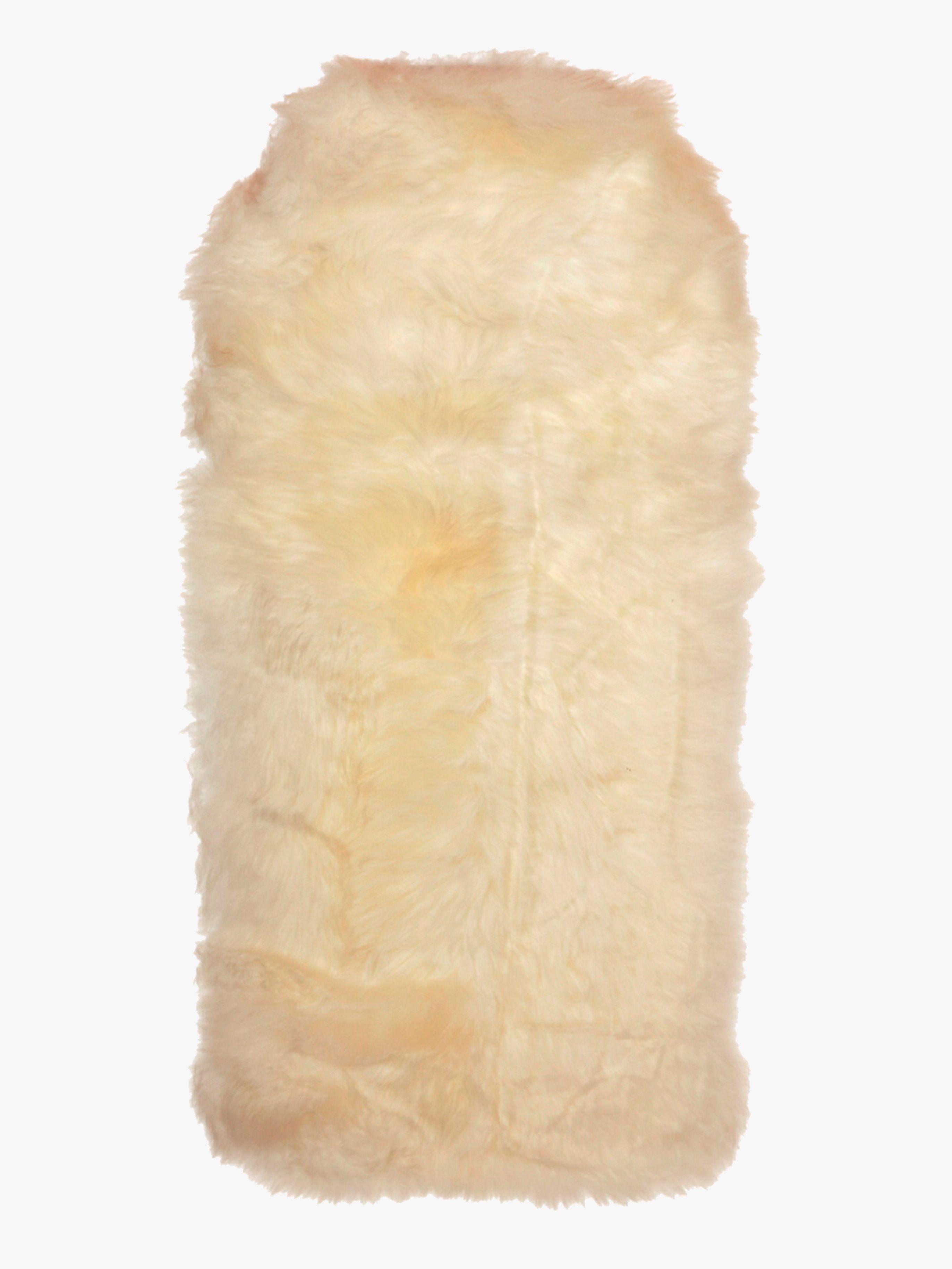 Bozz Sittepute Lammeskinn Langhåret, White - Sitteputer & Lammeskinn
