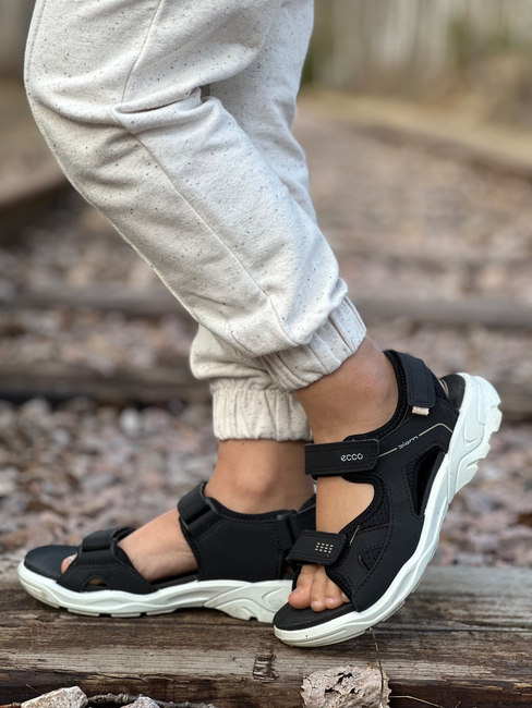 Ecco Biom Raft Sandaler, Svart