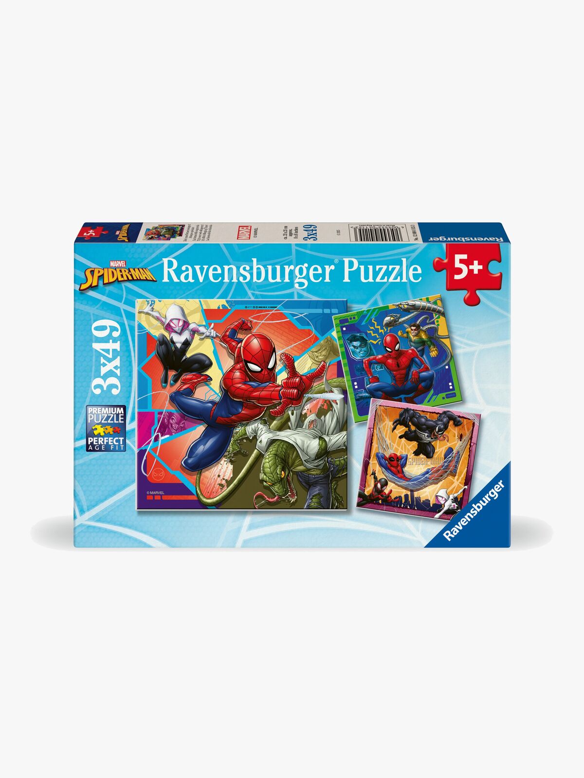 Ravensburger Marvel Spider-Man Puslespill 3x49 Brikker