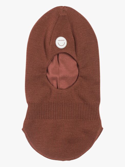 Viking Alv Balaklava Merinoull, Dark Brown