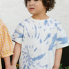 Wheat Tommy T-skjorte, Blue Tie Dye