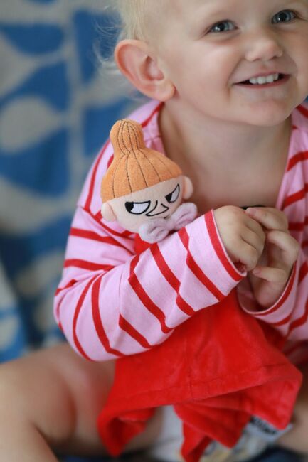 Mummitrollet Lille My Koseklut, Rød