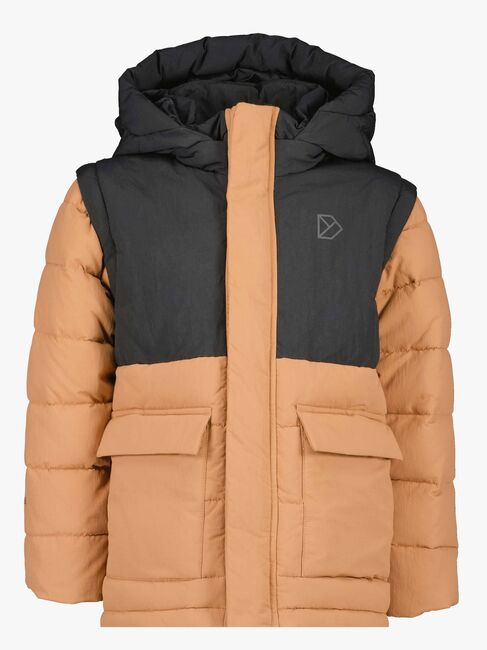 Didriksons Granite Puffjakke, Almond Brown