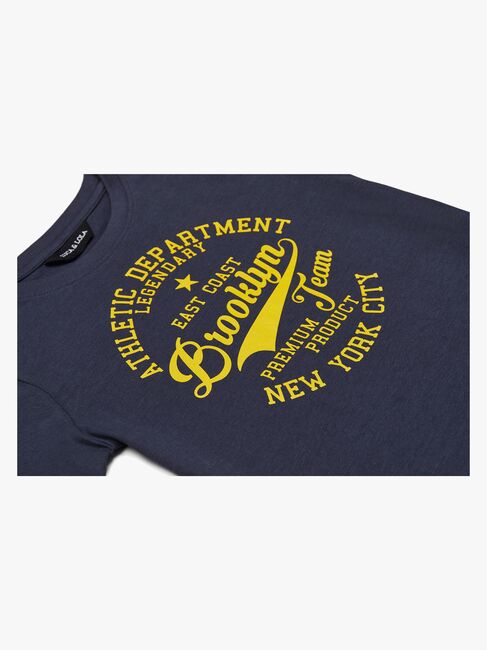 Luca & Lola Paulo T-Skjorte 2-pack, Navy/Grey Melange