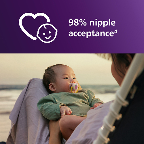 Philips Avent Ultra Air smokk Night 6-18 m, 2-pakning, blå/turkis