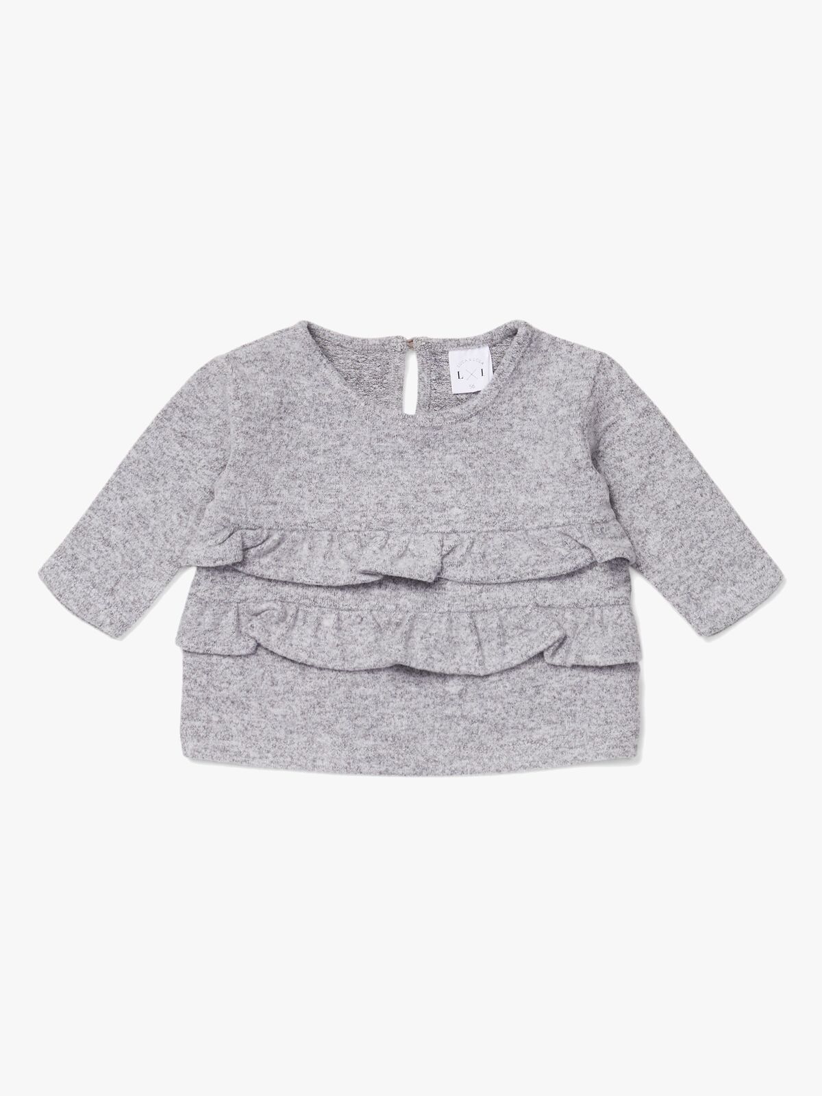 Luca & Lola Asia Genser Baby, Grey Melange