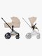 Cybex ePriam Duovogn, Matt Black/Cozy Beige