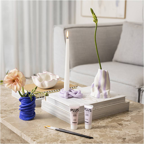 Creativ Company Hobbysett Lufttørkende Leire Krukke & Vase