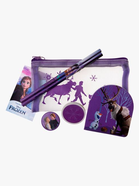 Disney Frozen Pennal med Skrivesett, Lilla