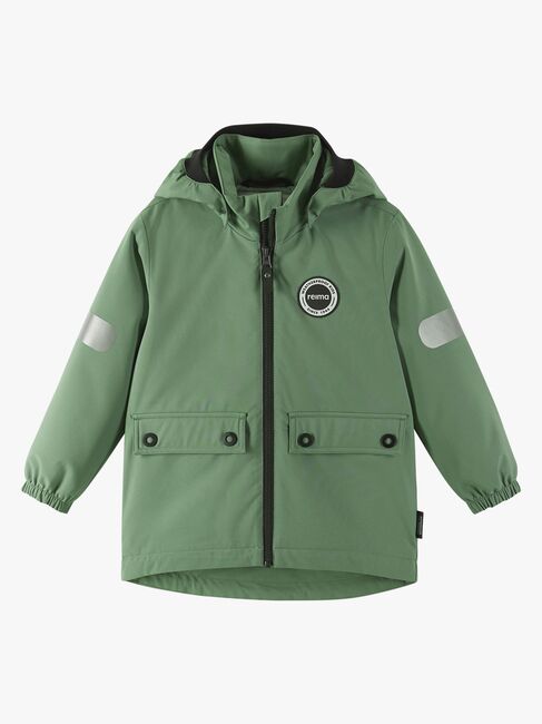 Reimatec Symppis  Polstret Skalljakke, Green Clay