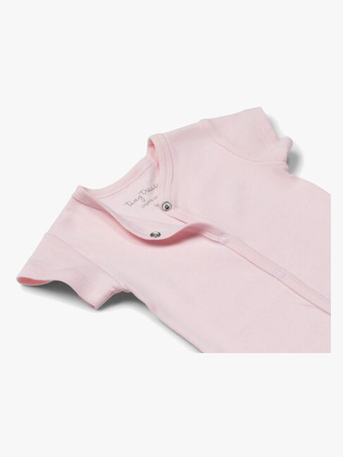 Tiny Treasure Summer Jumpsuit 2-Pack, Pink/Flamingo