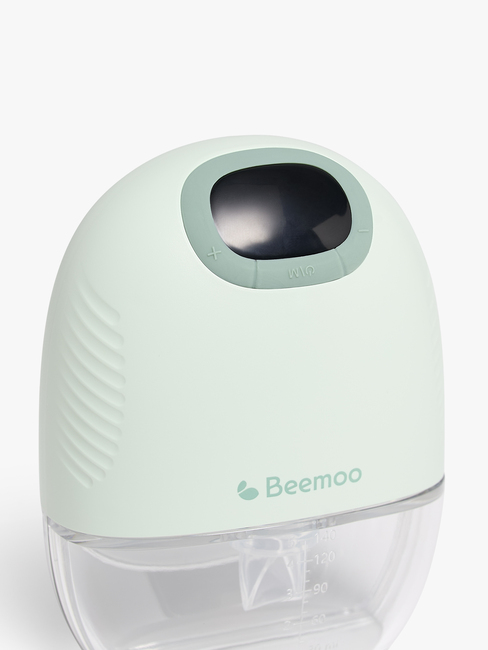 Beemoo CARE Wearable Slim Elektrisk Brystpumpe Dobbel, Soft Green