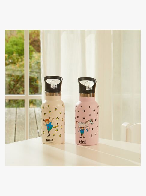 Pippi Långstrump Vannflaske, Pink