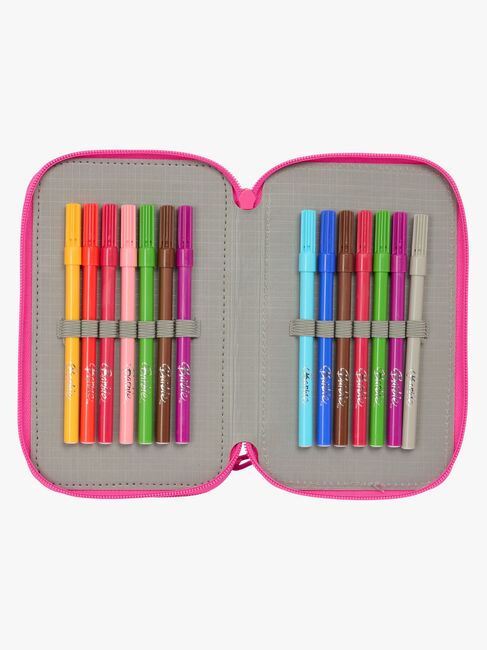 Barbie  Fylt Trippelpennal 37 Deler, Blå/Rosa