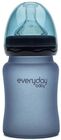 Everyday Baby Tåteflaske i Glass med Varmeindikator 150ml, Blueberry