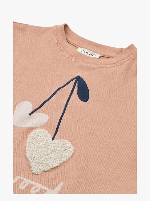LIEWOOD Tyler Placement T-skjorte, Sweetshearts/Pale Tuscany